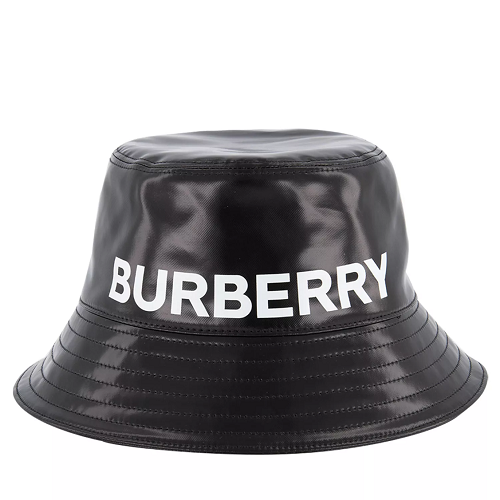 BURBERRY 블랙 프린트 버킷 캡