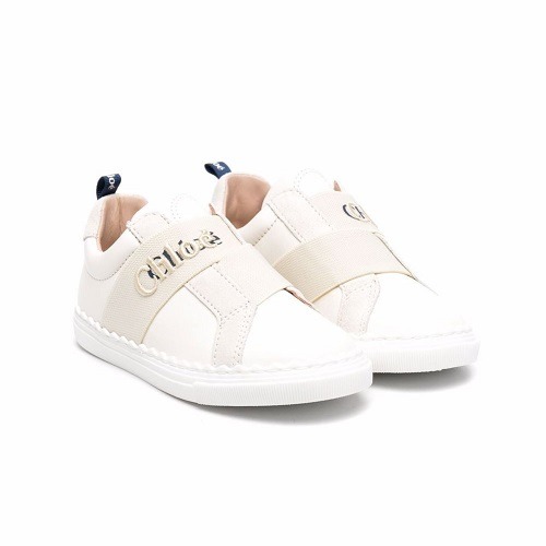 22SS Chloé Leather Trainers Sneaker